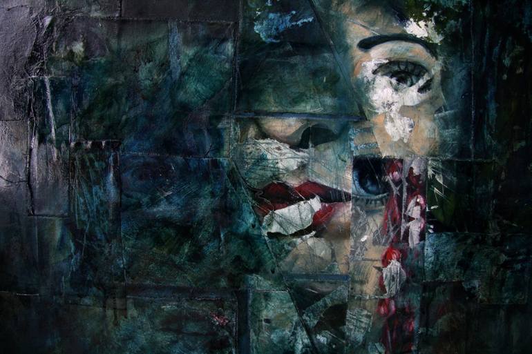 Original Expressionism People Painting by Stefanie Subczinski