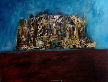 Original Abstract Expressionism Architecture Paintings by Milinko Kokovic