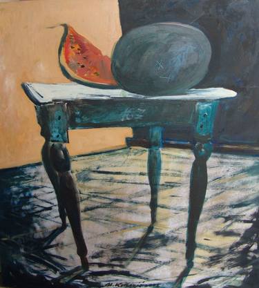 Original Fine Art Still Life Paintings by Milinko Kokovic