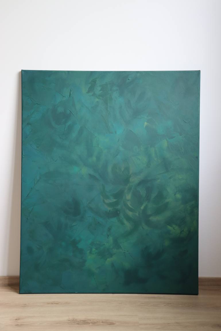 Original Abstract Expressionism Abstract Painting by Maya Salamatova
