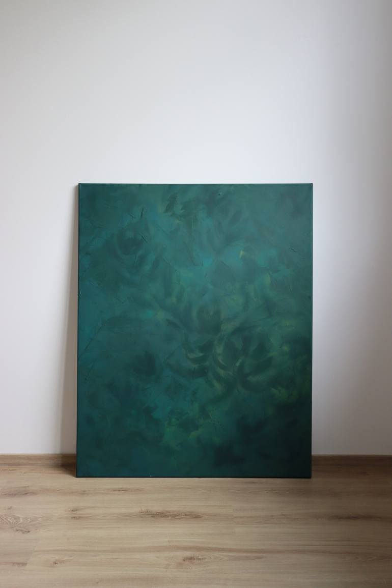 Original Abstract Expressionism Abstract Painting by Maya Salamatova