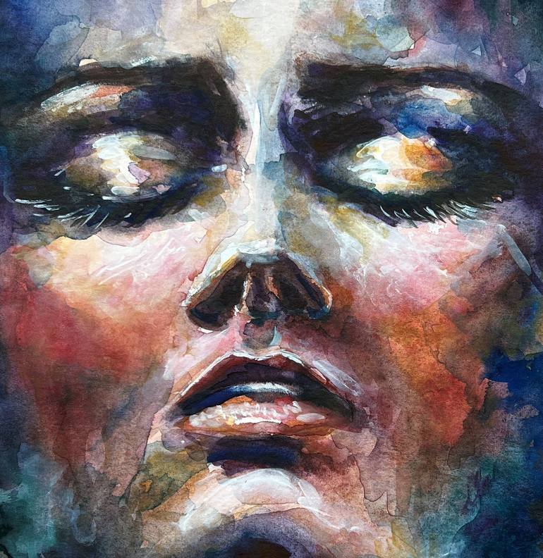 Original Contemporary People Painting by Maya Salamatova