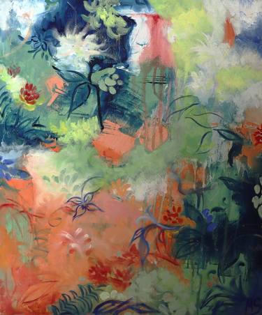 Original Abstract Expressionism Abstract Paintings by Maya Salamatova