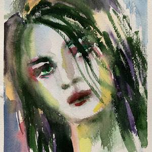 Collection Watercolor portraits