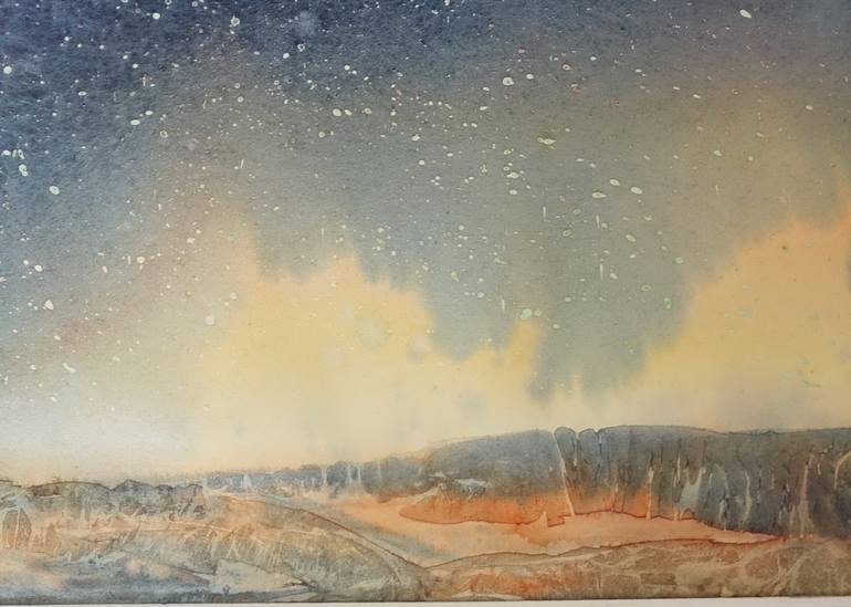 Original Figurative Landscape Painting by Olga Suslova