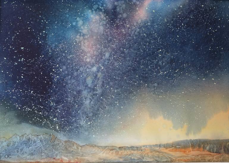 Original Figurative Landscape Painting by Olga Suslova