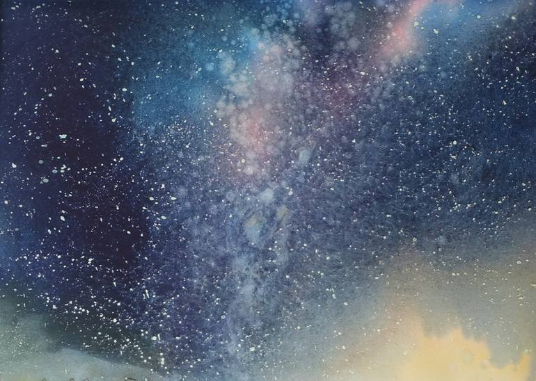 Original Figurative Landscape Painting by Olga Suslova