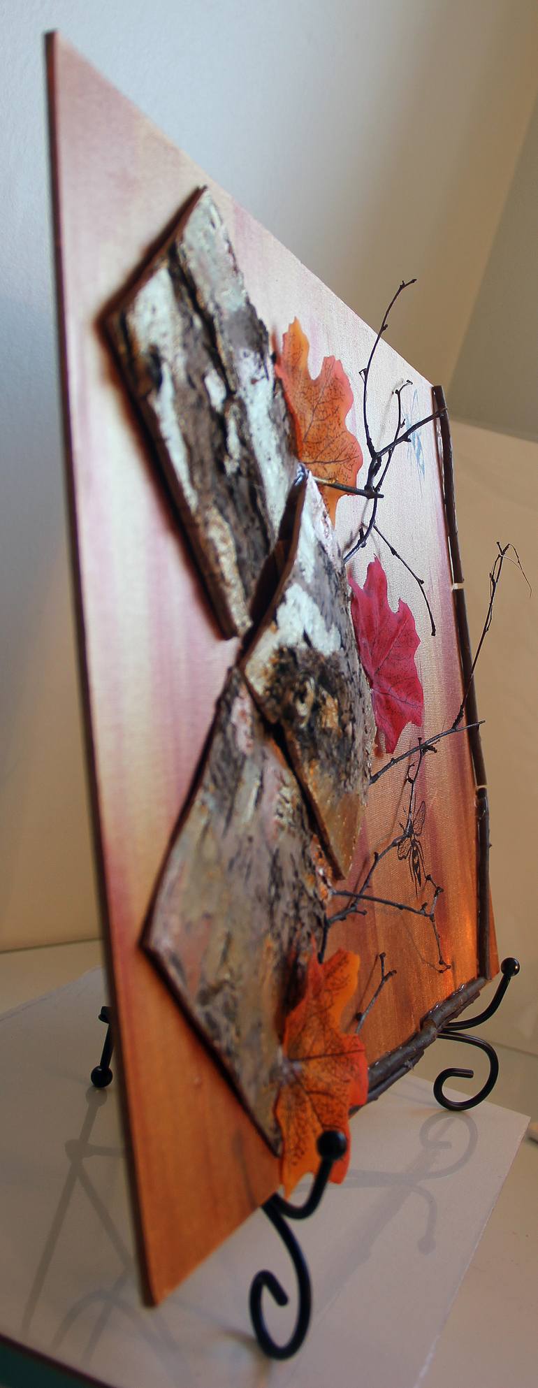 Original Abstract Nature Collage by Sasha Isakova