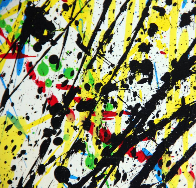 Original Abstract Expressionism Abstract Painting by Sasha Isakova