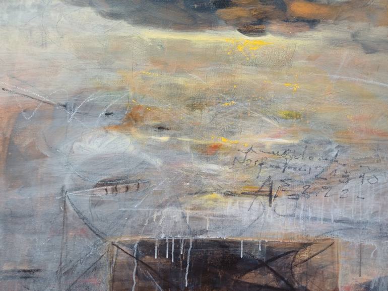 Original Abstract Expressionism Abstract Painting by Svitlana Tykhomyrova