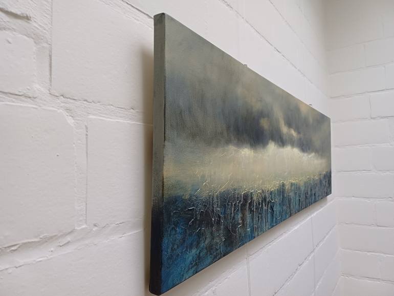 Original Abstract Seascape Painting by Svitlana Tykhomyrova