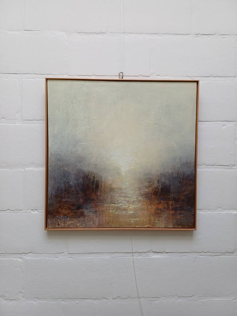 Original Abstract Landscape Painting by Svitlana Tykhomyrova