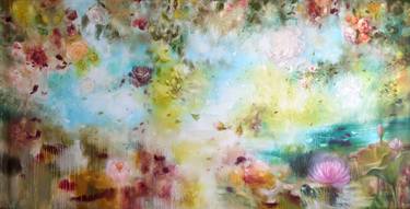 Original Abstract Expressionism Floral Paintings by Svitlana Tykhomyrova