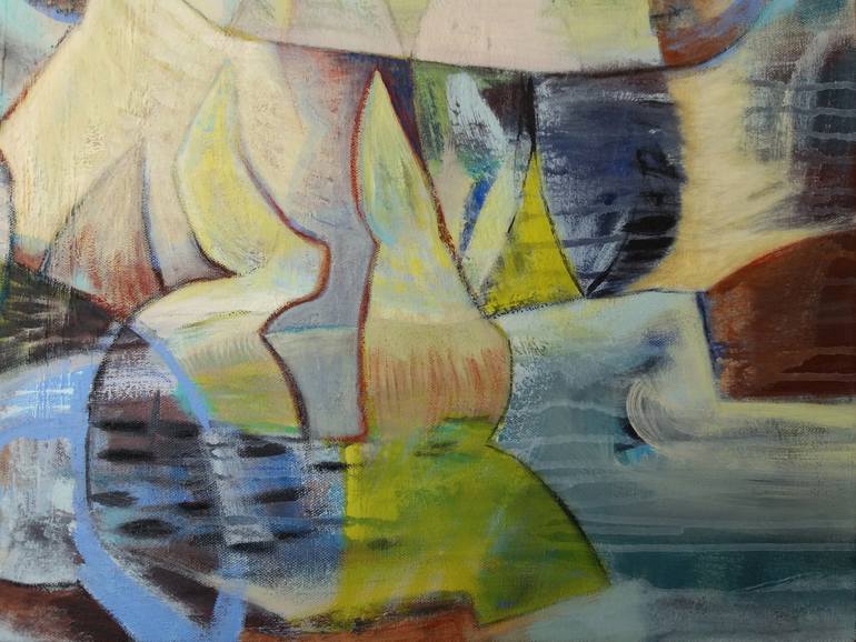Original Abstract Expressionism Abstract Painting by Svitlana Tykhomyrova