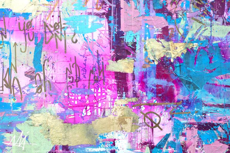 Original Abstract Expressionism Abstract Painting by André Rize