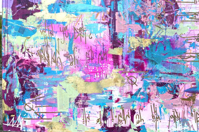 Original Abstract Expressionism Abstract Painting by André Rize