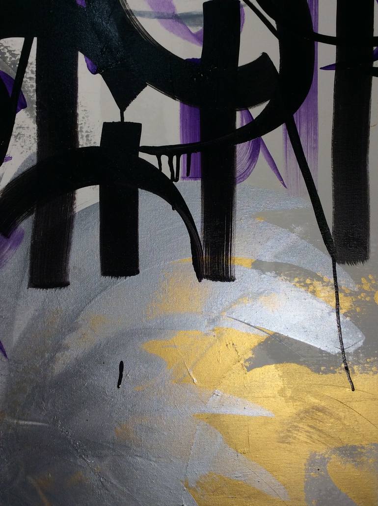 Original Abstract Expressionism Abstract Painting by André Rize