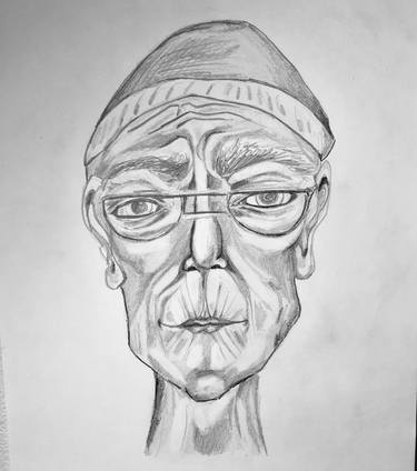 homeless old man portrait thumb
