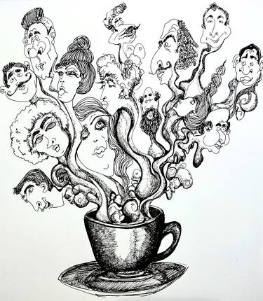 Print of Illustration People Drawings by vero lezama