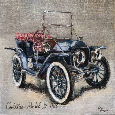 Print of Automobile Paintings by Andrii Polozov