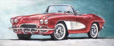 Print of Automobile Paintings by Andrii Polozov