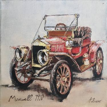 Original Fine Art Automobile Paintings by Andrii Polozov