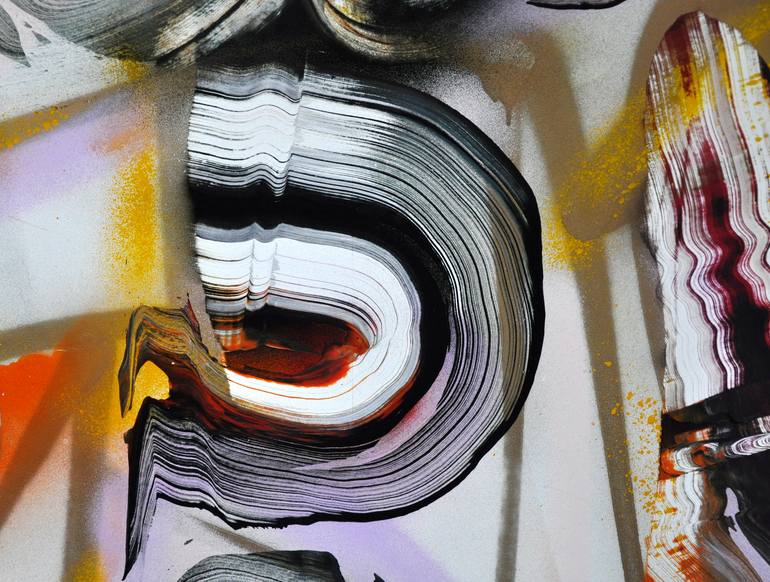 Original Abstract Expressionism Abstract Painting by Simon Millgate