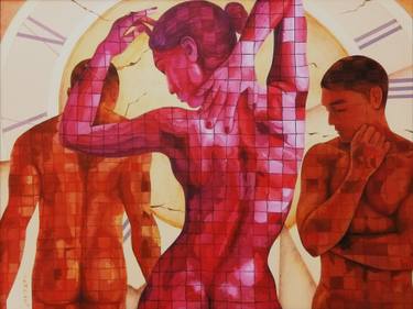 Original Figurative People Painting by Sonaly Gandhi