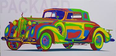 Print of Automobile Paintings by Sonaly Gandhi