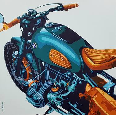 Print of Pop Art Automobile Paintings by Sonaly Gandhi