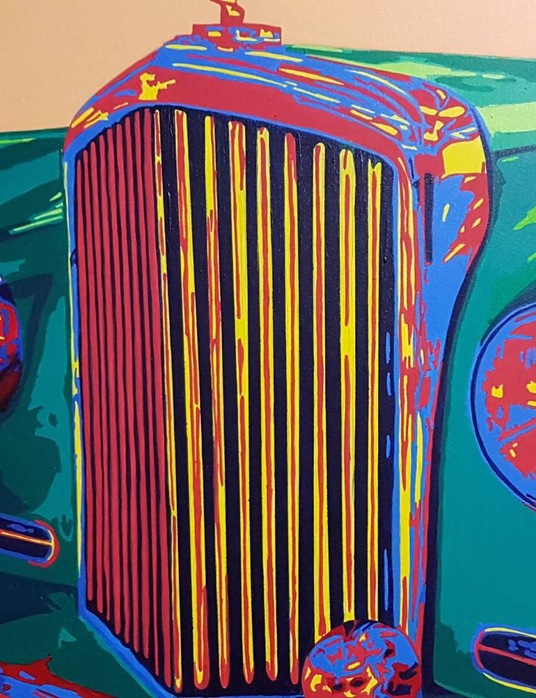Original Pop Art Car Painting by Sonaly Gandhi