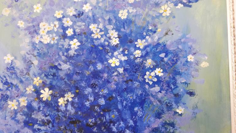 Original Fine Art Floral Painting by Victoria Valuk