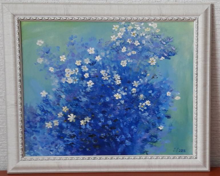 Original Fine Art Floral Painting by Victoria Valuk