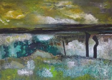 Original Abstract Expressionism Landscape Paintings by gunjan saxena