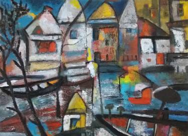 Original Abstract Expressionism Abstract Paintings by gunjan saxena