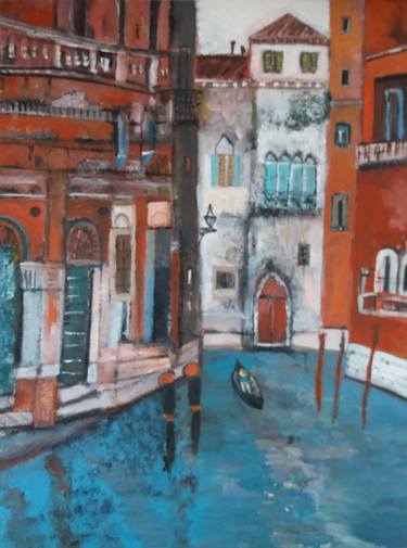 Original Abstract Expressionism Landscape Paintings by gunjan saxena