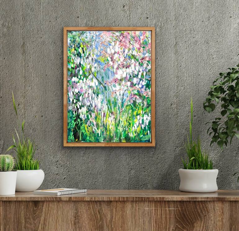 Original Abstract Expressionism Floral Painting by Patty Donoghue