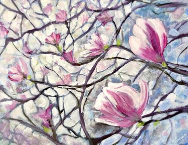 Original Floral Paintings by Patty Donoghue