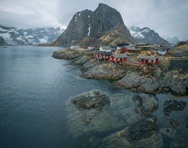 Hamnøy is a small fishing village in Norway thumb