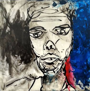 Original Figurative People Painting by Ravindra Kumar