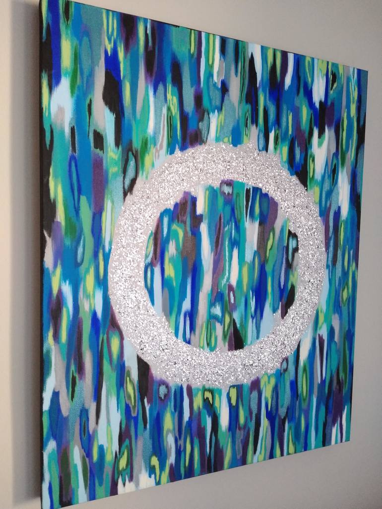 Original Art Deco Abstract Painting by Courtney Paige