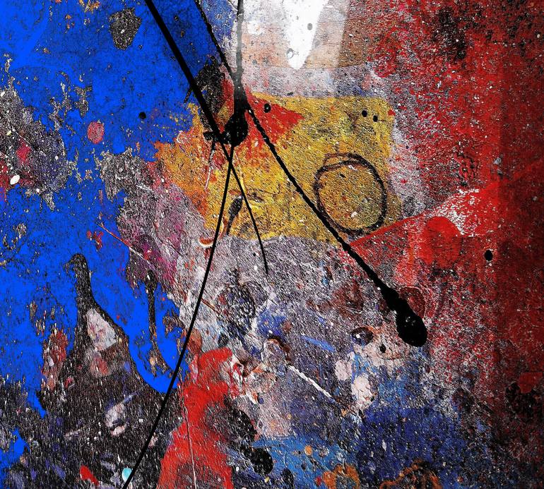 Original Abstract Expressionism Abstract Mixed Media by Wlad Safronow