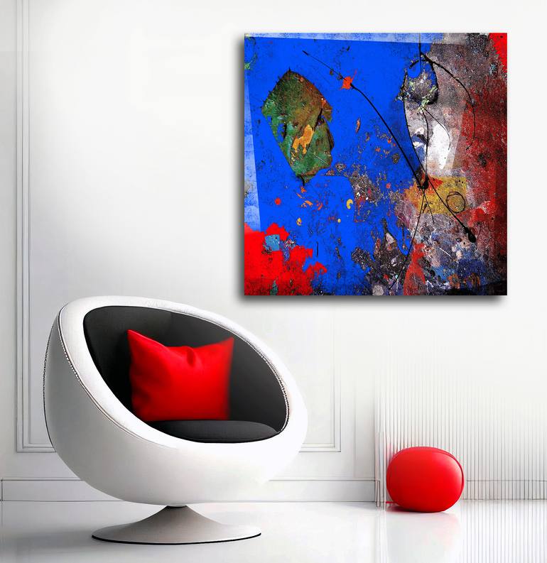 Original Abstract Expressionism Abstract Mixed Media by Wlad Safronow