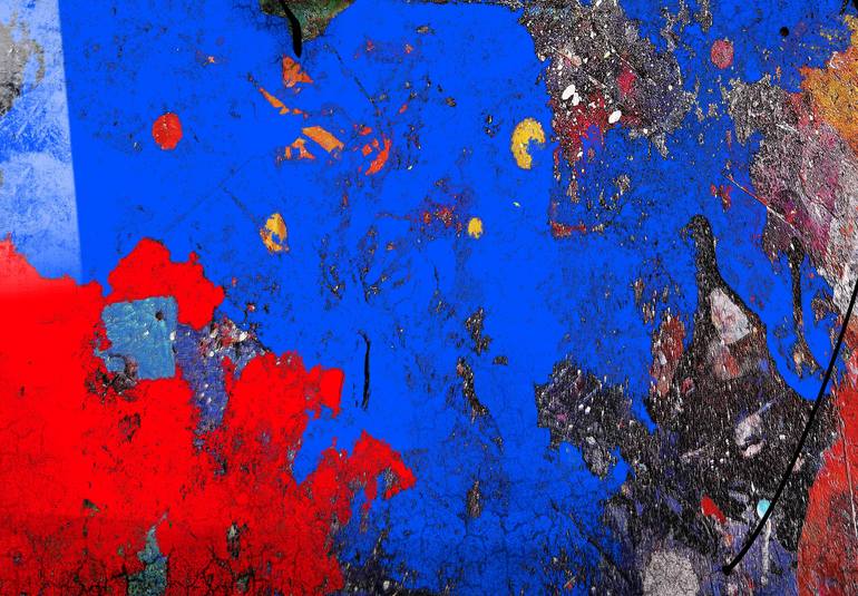 Original Abstract Expressionism Abstract Mixed Media by Wlad Safronow