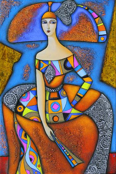 Original Women Mixed Media by Wlad Safronow