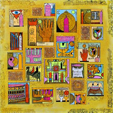 Original World Culture Mixed Media by Wlad Safronow