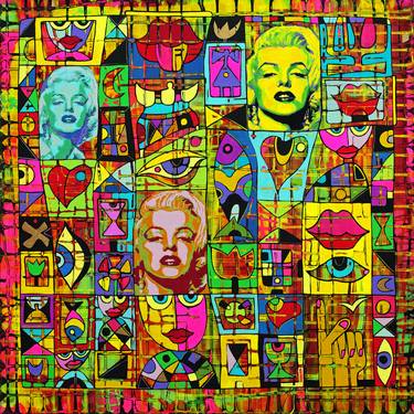 Original Pop Art Pop Culture/Celebrity Mixed Media by Wlad Safronow