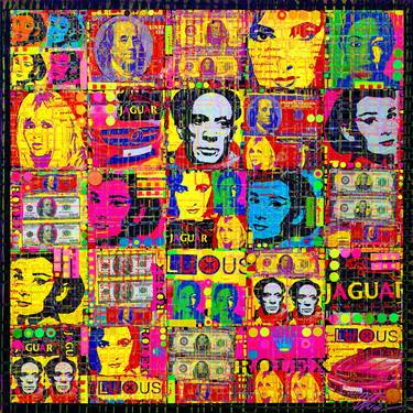 Original Celebrity Mixed Media by Wlad Safronow