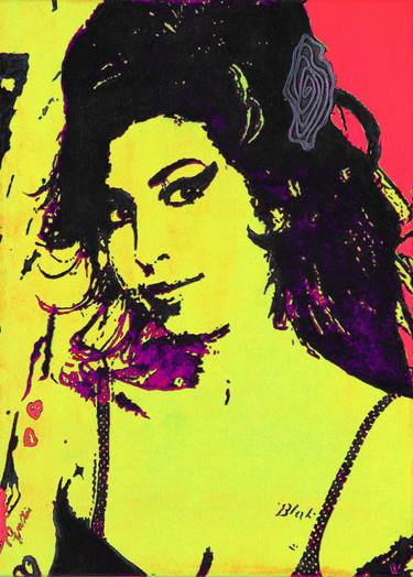 Original Pop Art Pop Culture/Celebrity Mixed Media by Wlad Safronow