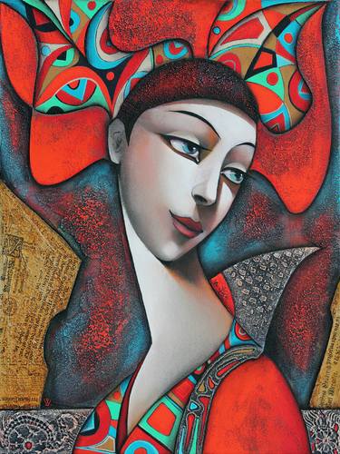 Original Women Mixed Media by Wlad Safronow